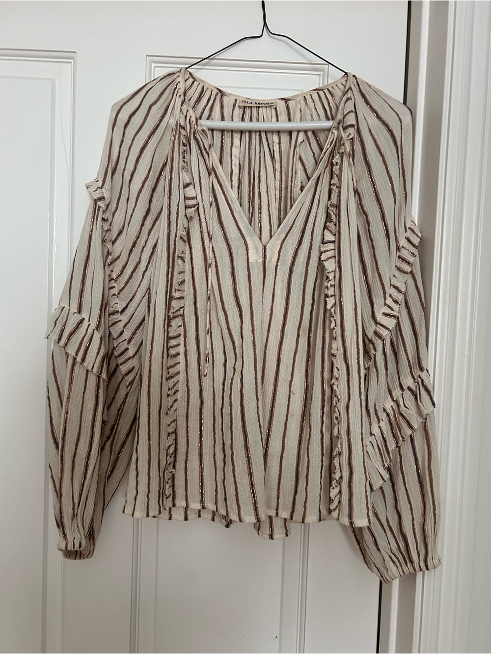 Ulla Johnson cotton gauze boho top